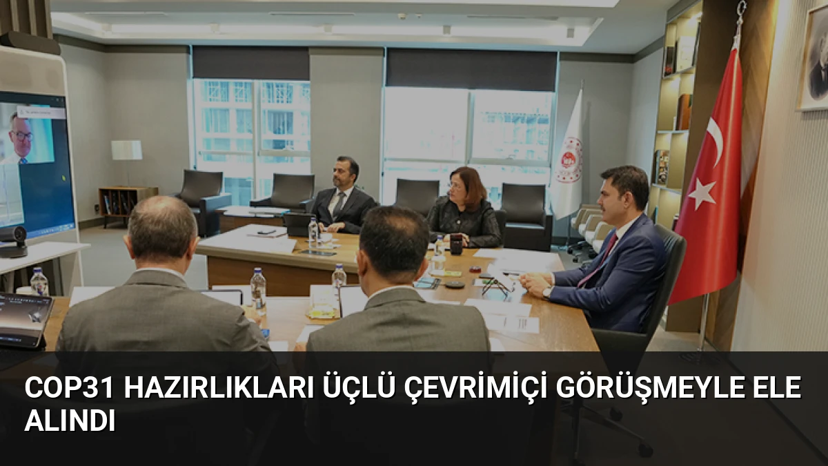 COP31 Hazırlıkları Üçlü Çevrimiçi Görüşmeyle Ele Alındı