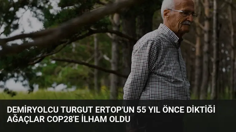Demiryolcu Turgut Ertop’un 55 Yıl Önce Diktiği Ağaçlar COP28’e İlham Oldu