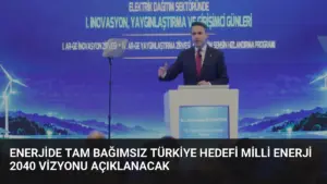 Enerjide Tam Bağımsız Türkiye Hedefi Milli Enerji 2040 Vizyonu Açıklanacak