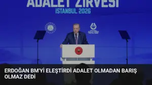 Erdoğan BM’yi Eleştirdi Adalet Olmadan Barış Olmaz Dedi