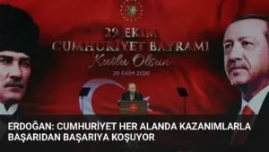 Erdoğan: Cumhuriyet her alanda kazanımlarla başarıdan başarıya koşuyor