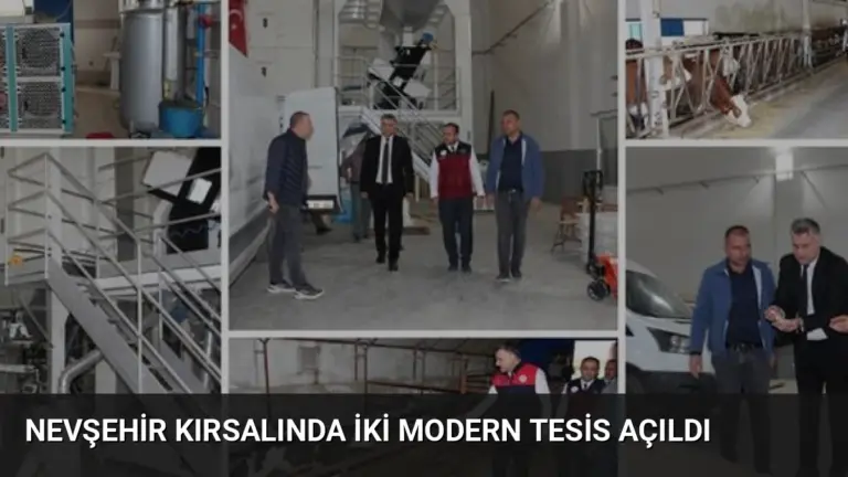 Nevşehir Kırsalında İki Modern Tesis Açıldı