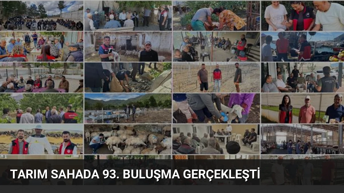 Tarım Sahada 93. Buluşma Gerçekleşti