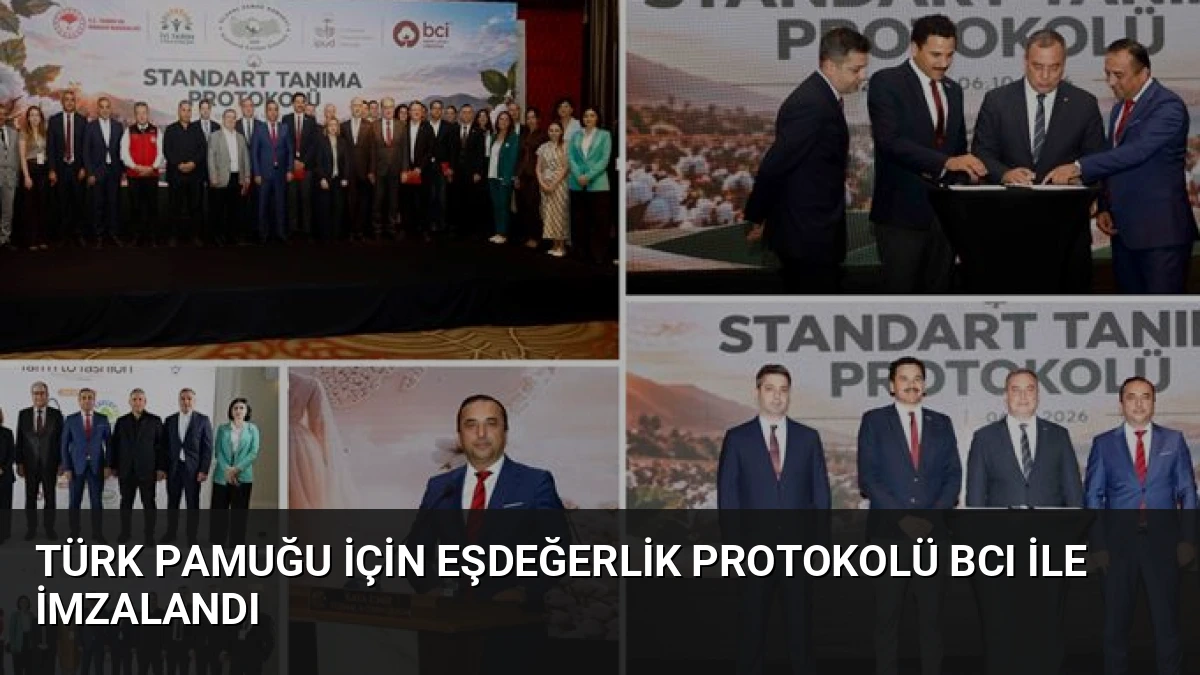 Türk Pamuğu İçin Eşdeğerlik Protokolü BCI ile İmzalandı