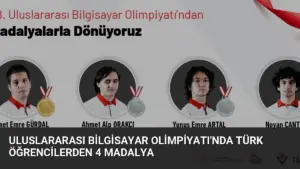 Uluslararası Bilgisayar Olimpiyatı’nda Türk Öğrencilerden 4 Madalya