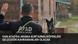 Van AFAD'da Arama Kurtarma Köpekleri Geleceğin Kahramanları Olacak